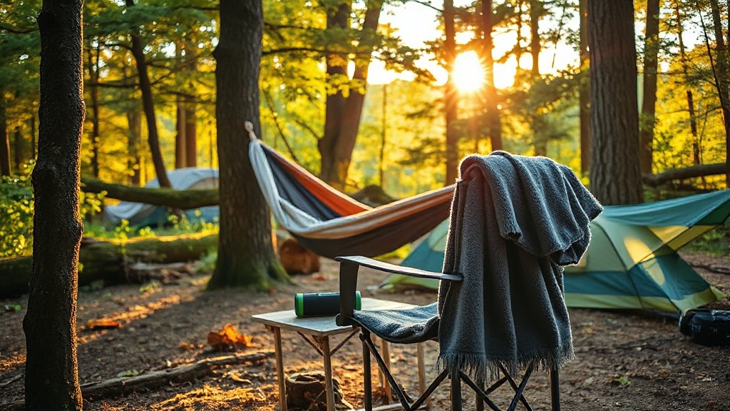 campsite comfort and entertainment