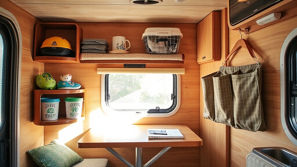 clever storage for campers