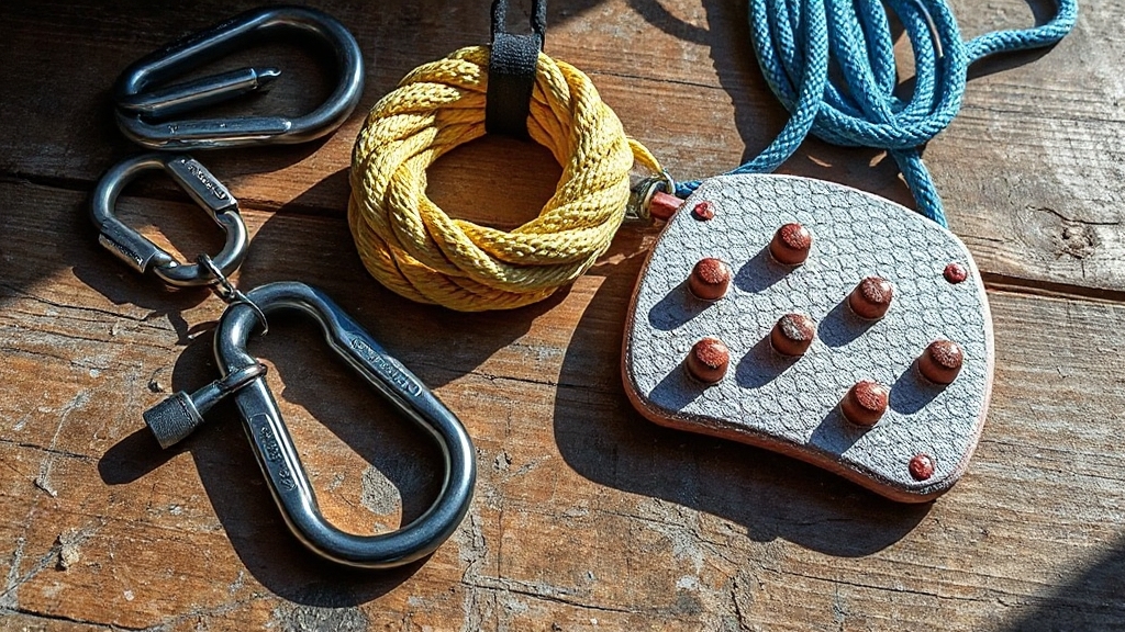 rock climbing training equipment