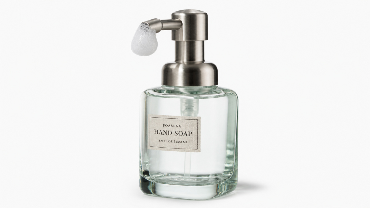 best glass foaming soap dispenser