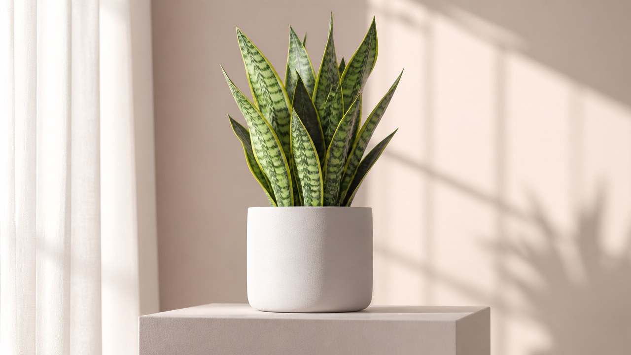 best lighting for snake plant