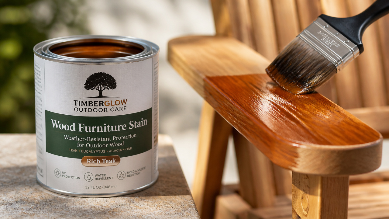 best outdoor wood furniture stain