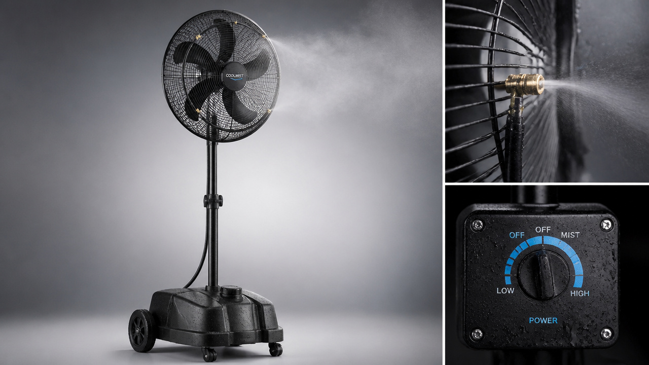 best rated outdoor misting fan