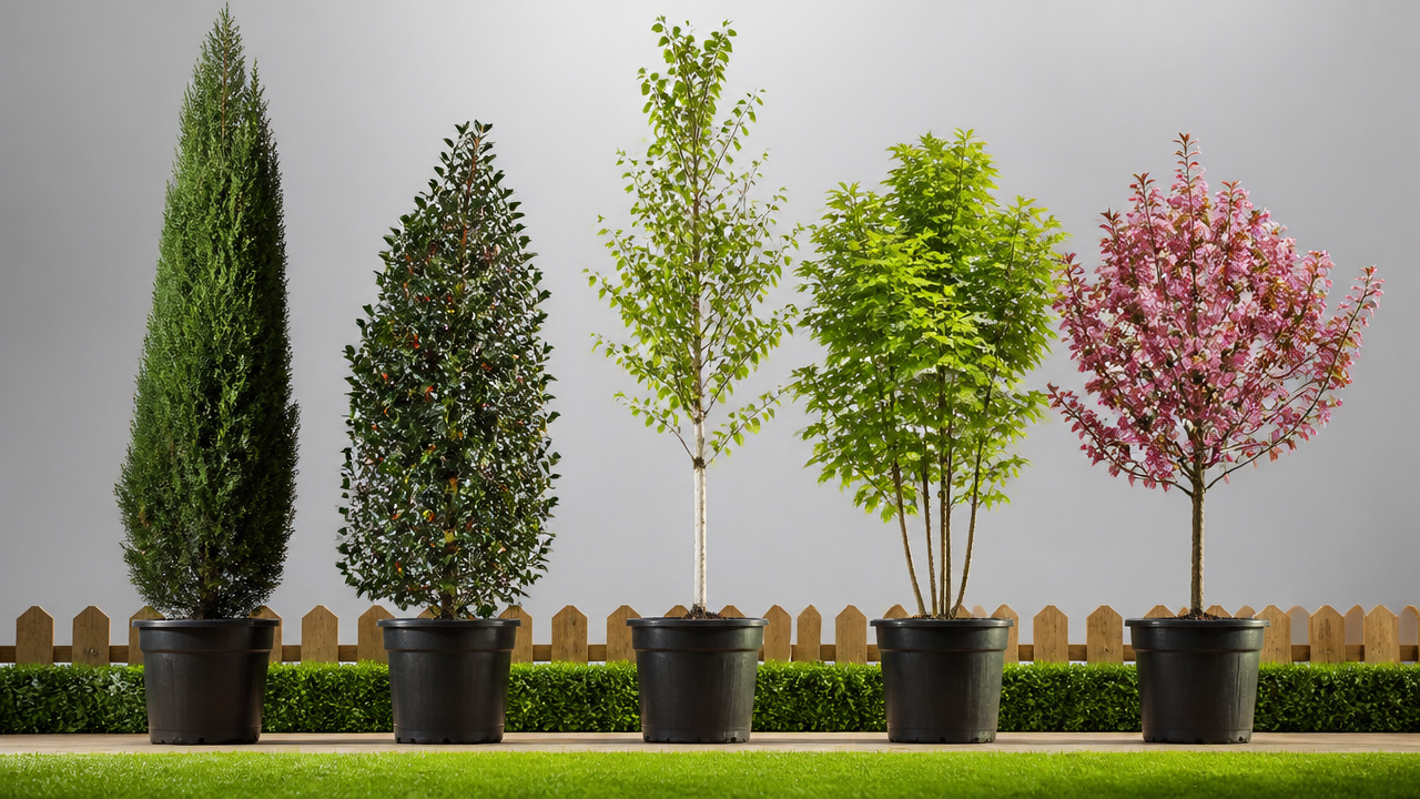 best trees for property line