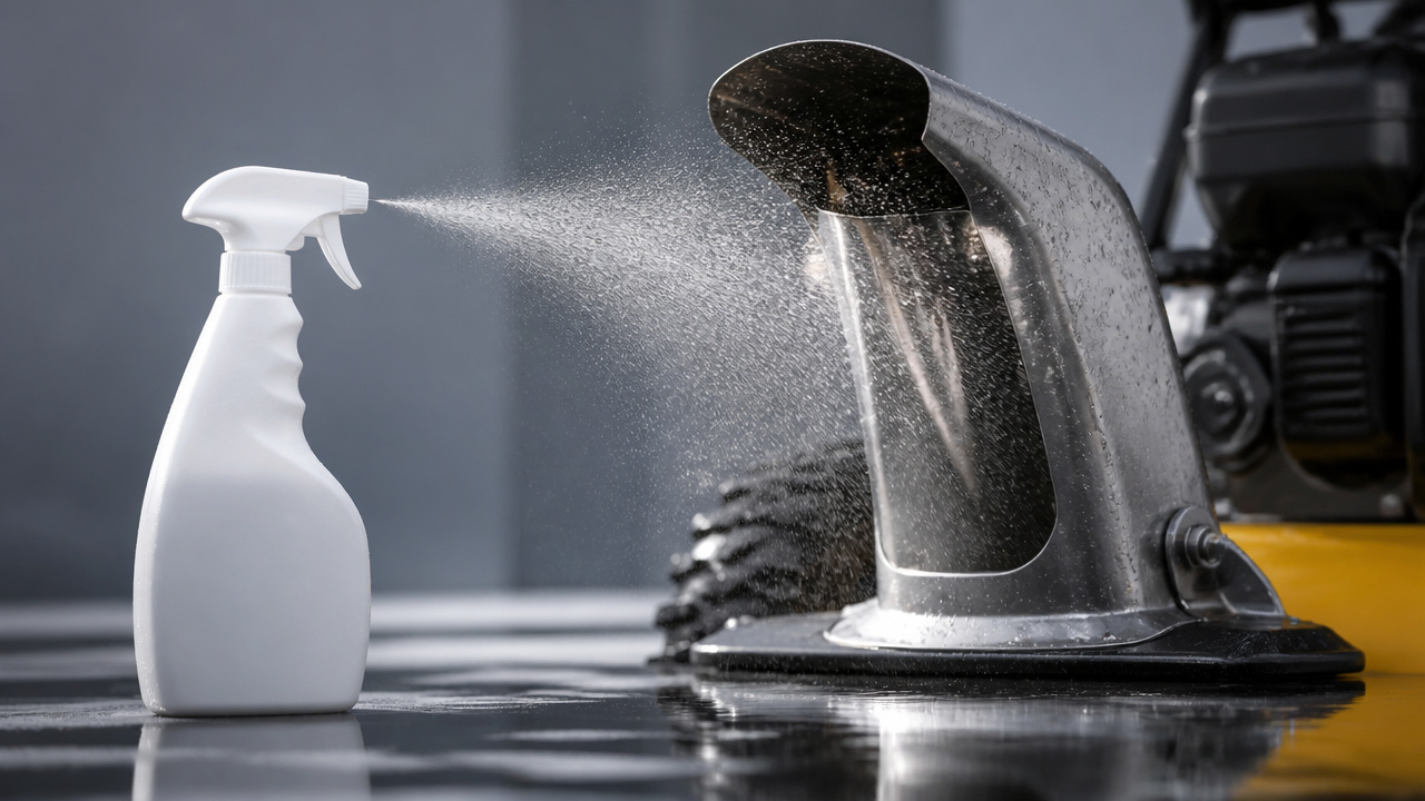 best spray for snowblower chute