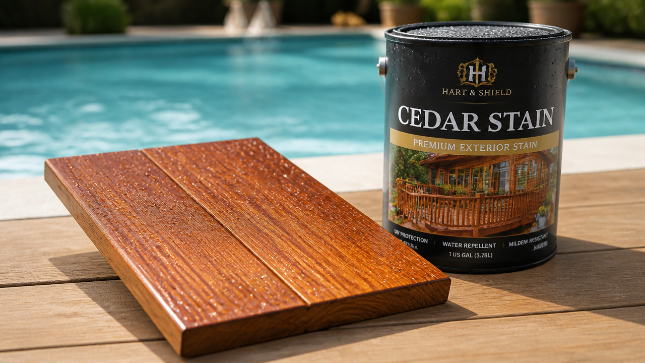 best stain for pool deck