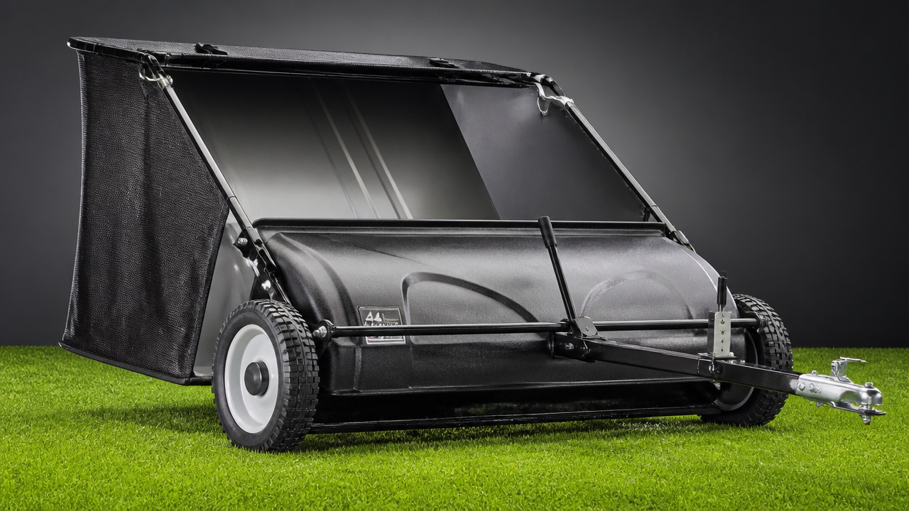 best tow behind lawn sweeper