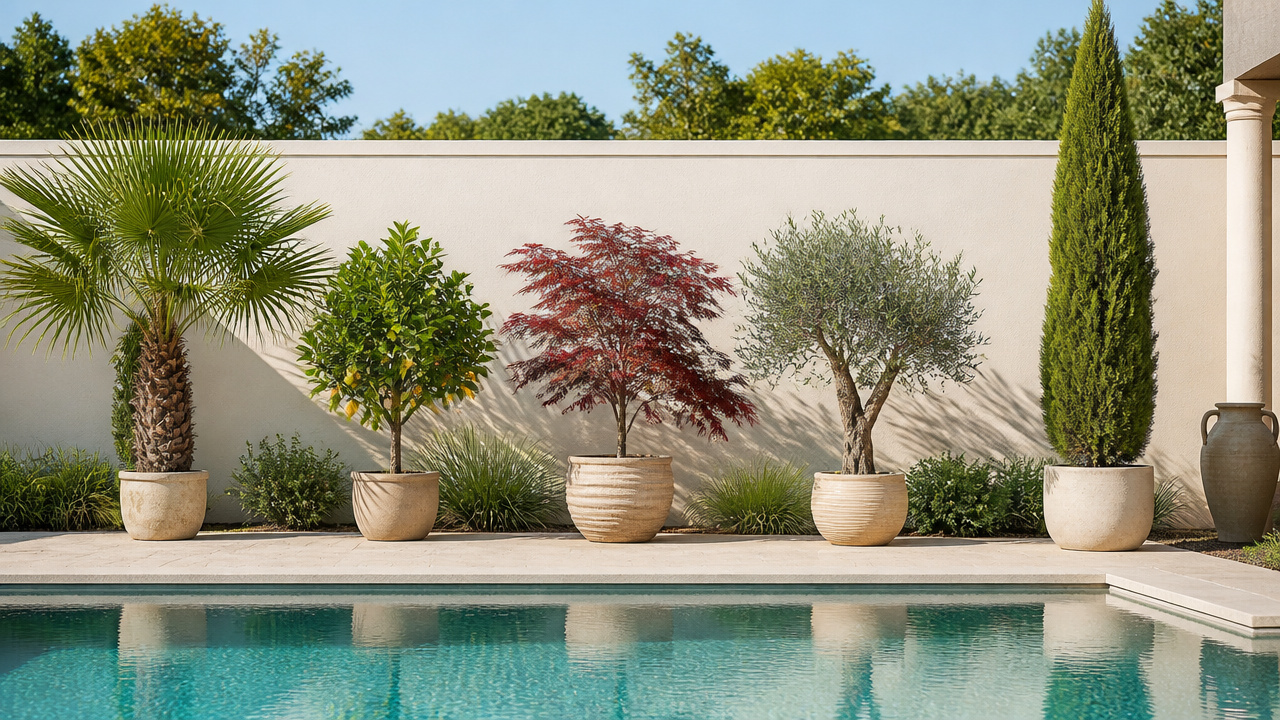 best trees for around a pool