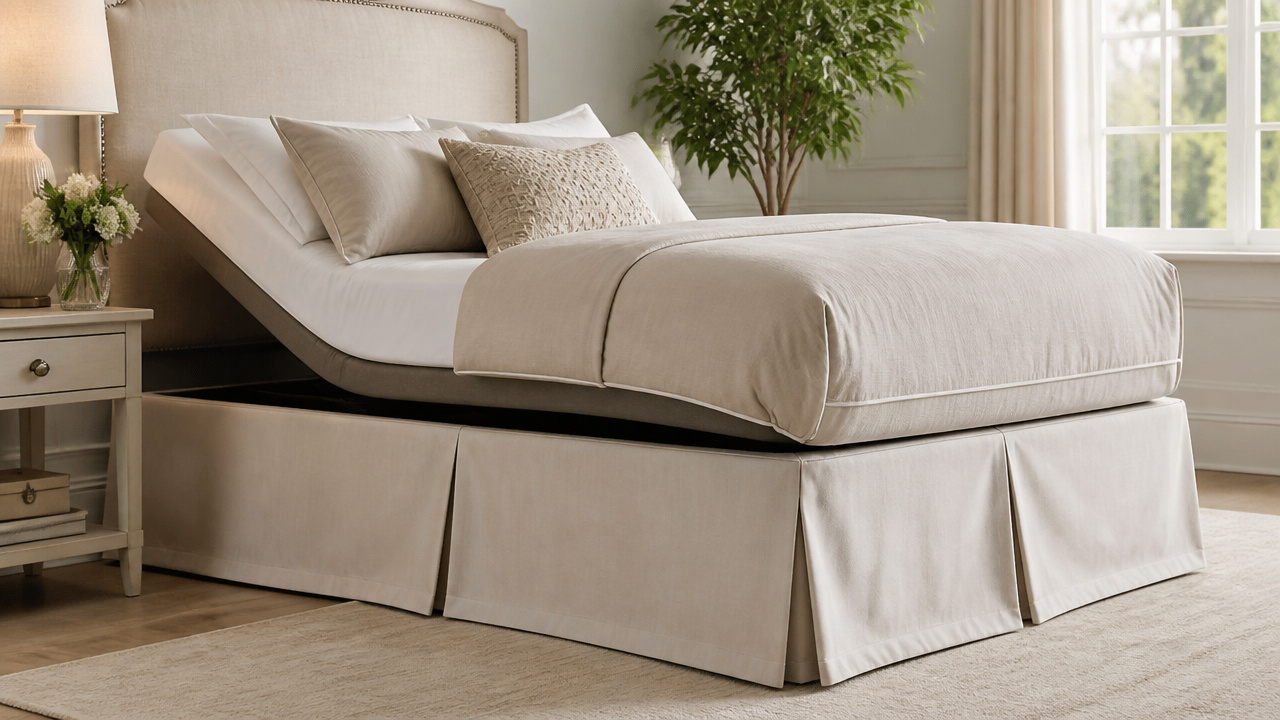 best bed skirts for adjustable beds