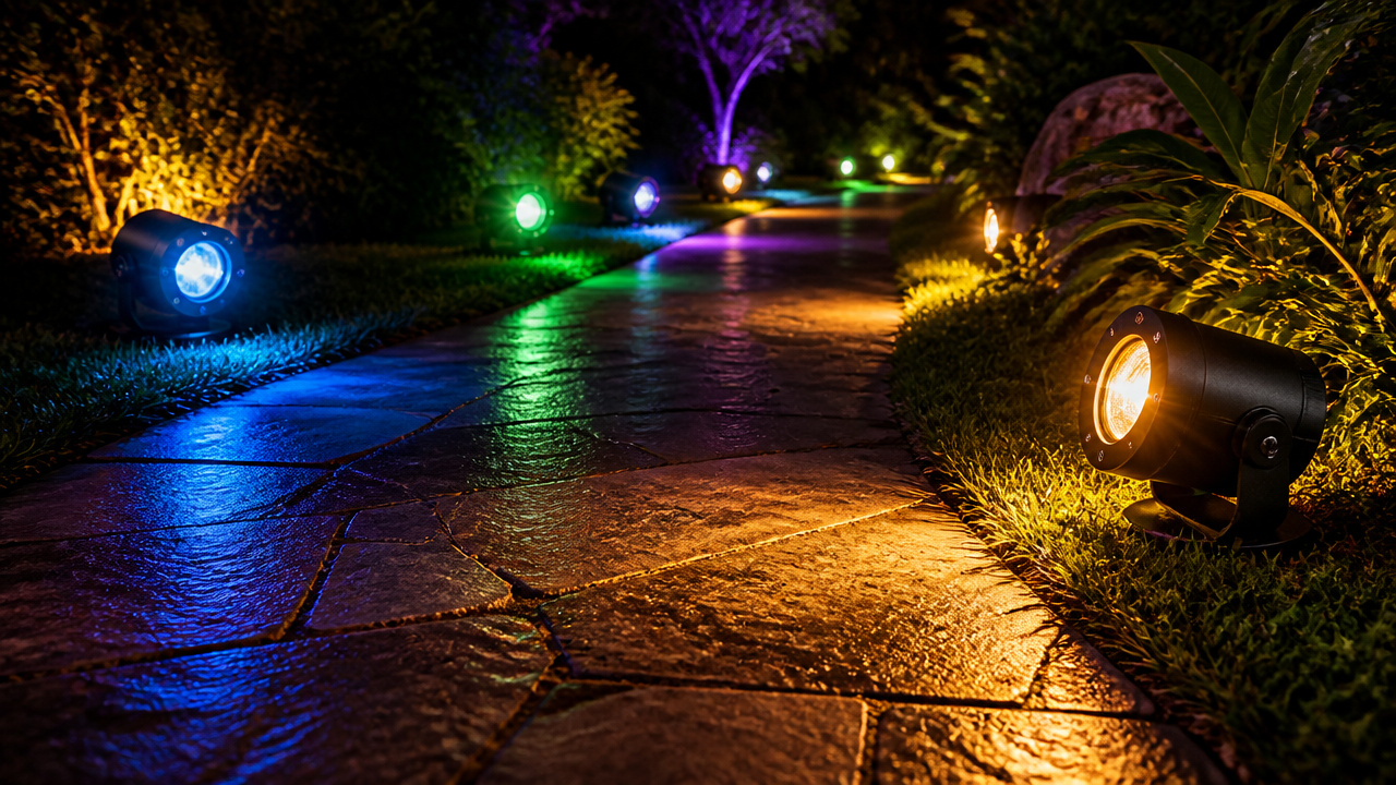 best led color changing landscape lights