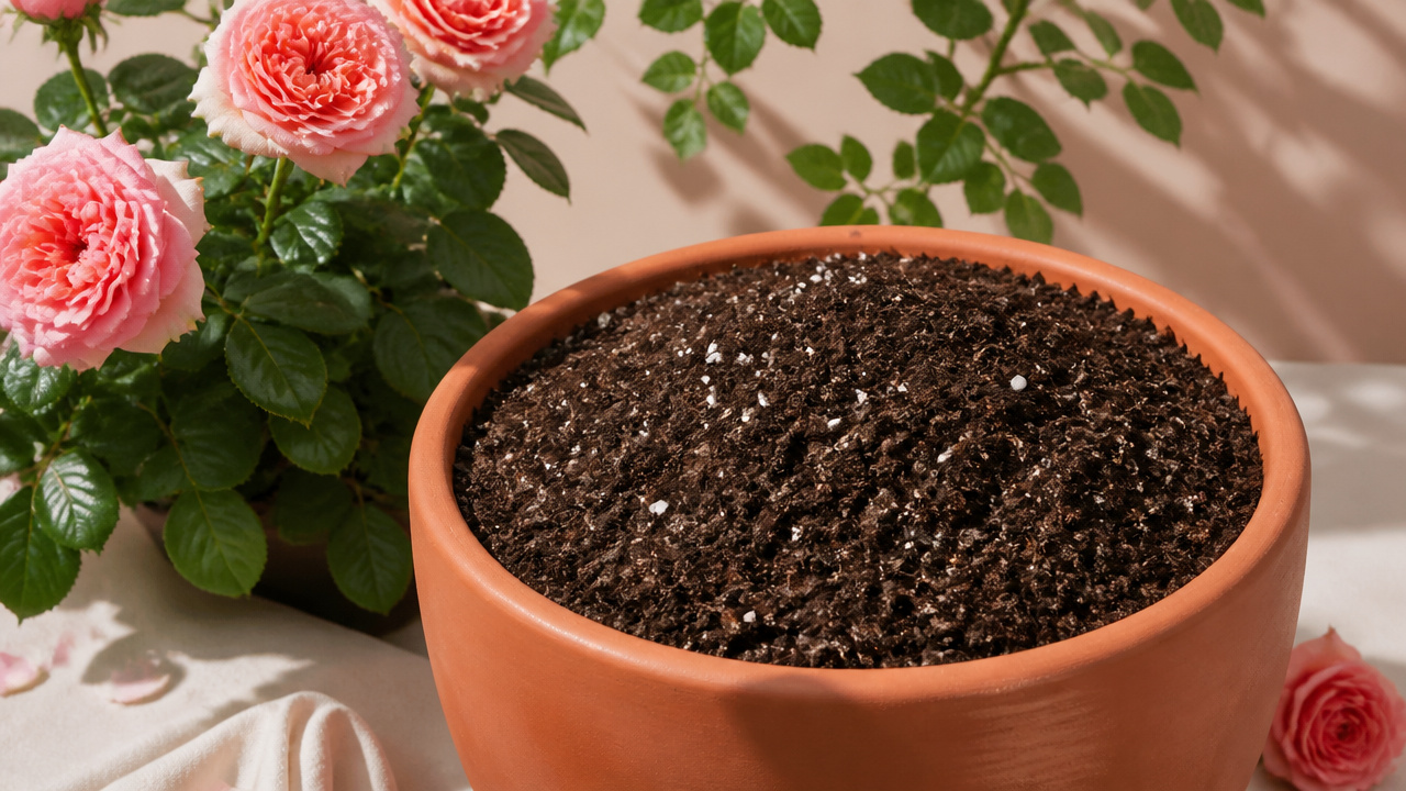 best soil for roses in containers