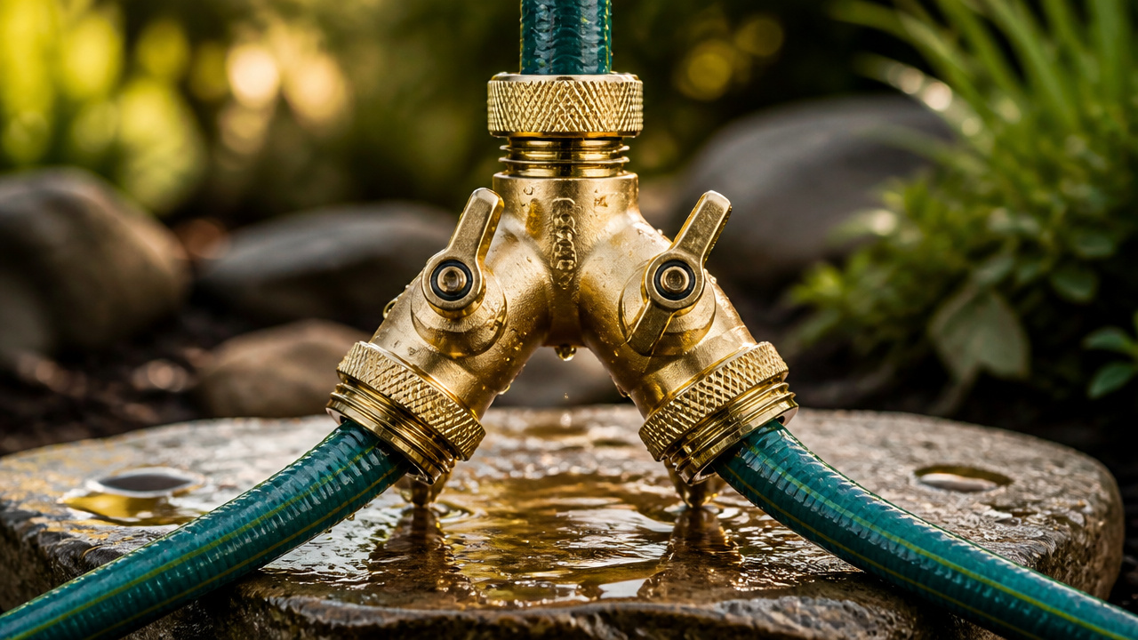 best 2 way hose splitter